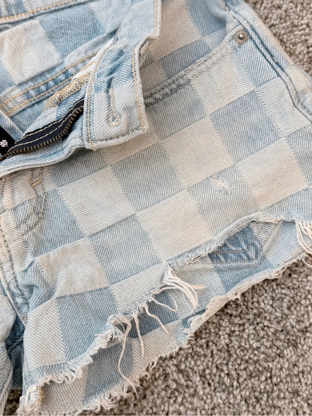 LICKY BRAND Denim Cutoff Shorts - Picture 3 of 5